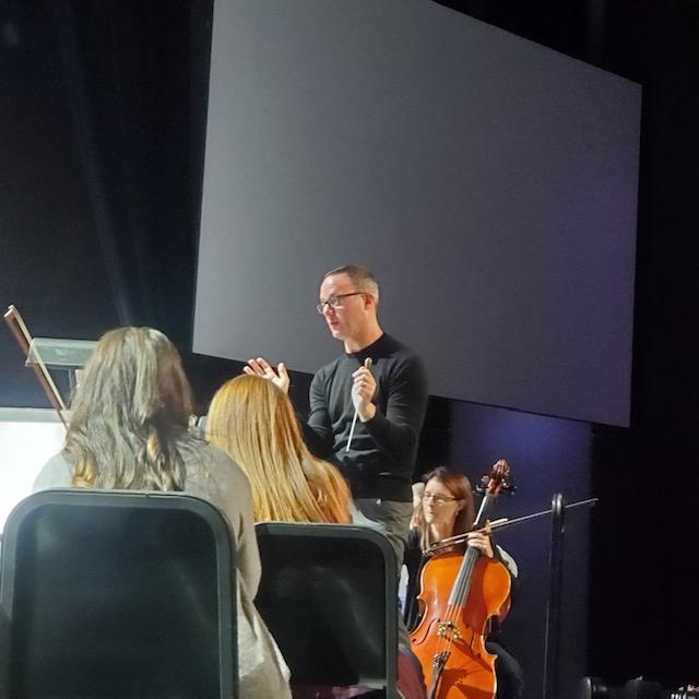 Composer Brian Balmages in Rehearsal with the FSO